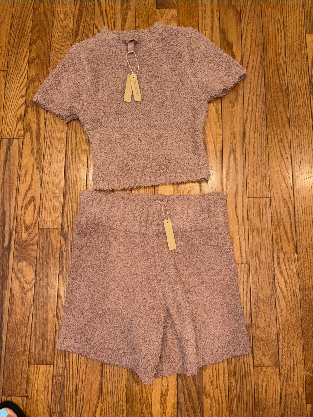 SKIMS Teddy Knit Short Set Small Medium